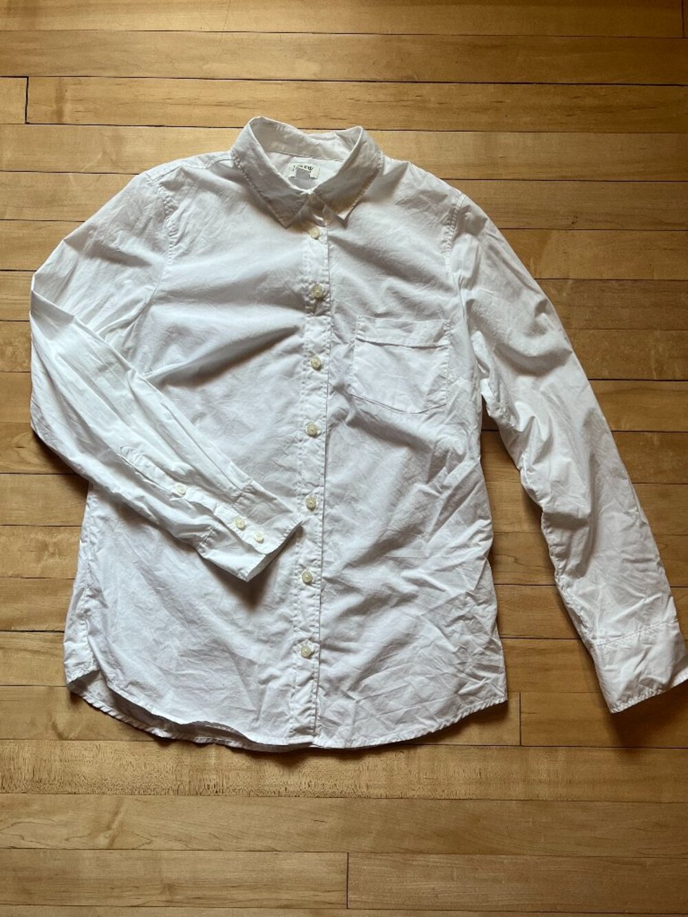 J. Crew White Button Down Shirt